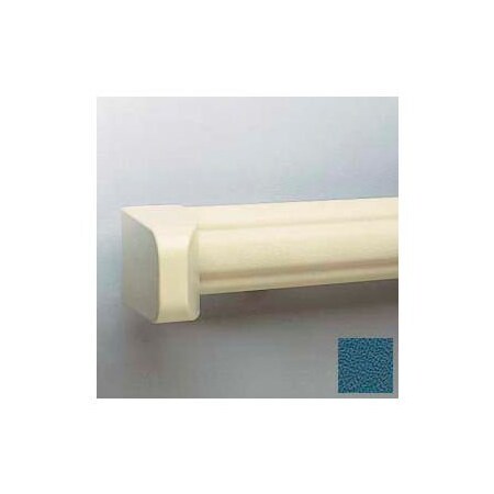 Pawling Bed Bumper, 3-13/16"H x 4'L, Alexis Blue BL-4-583